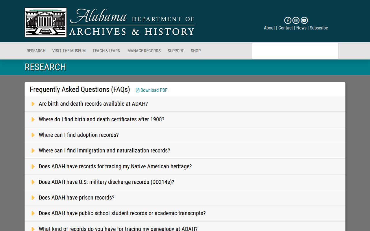 Archives guidance for Marion County arrest records